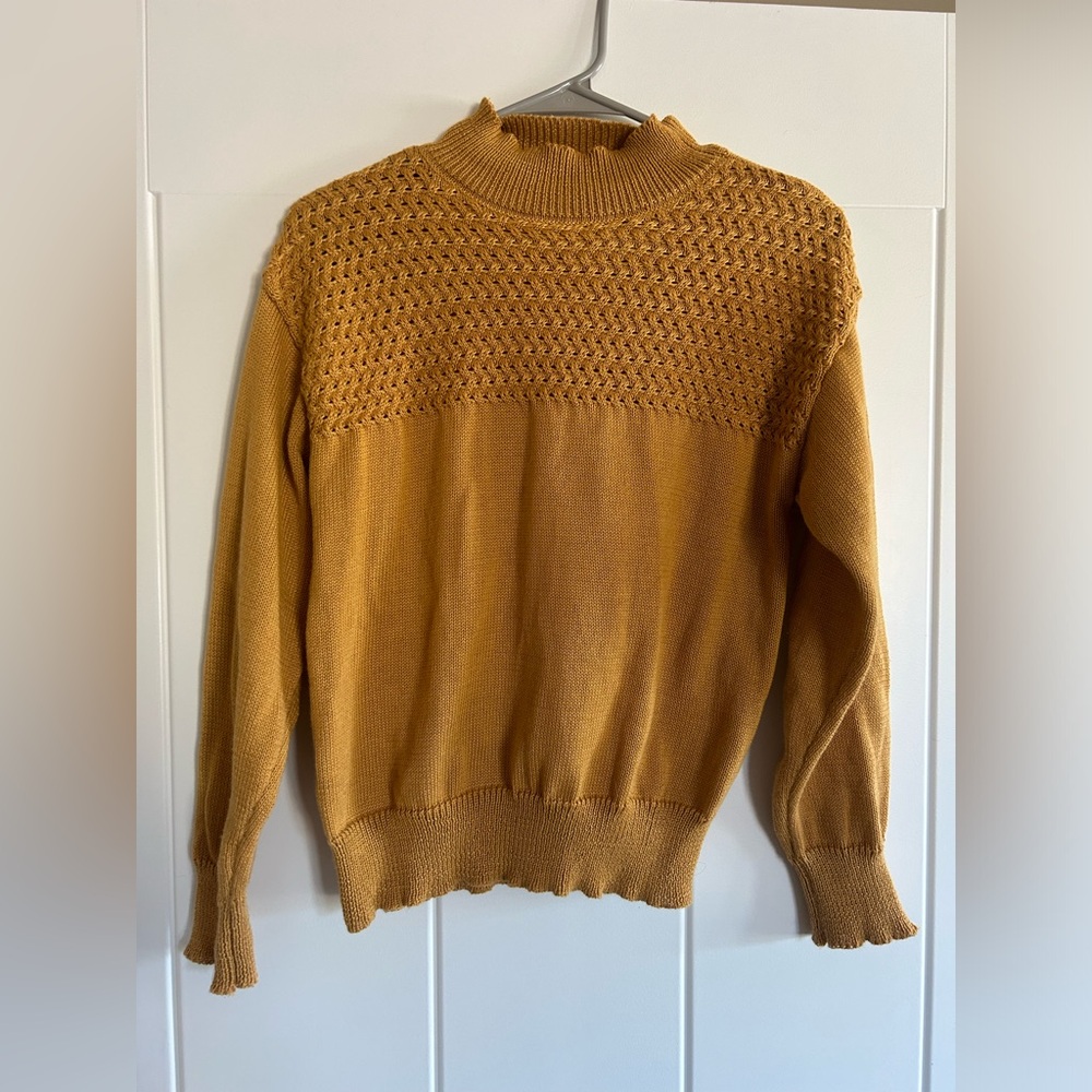 SHEIN Mustard Colored Sweater Size M